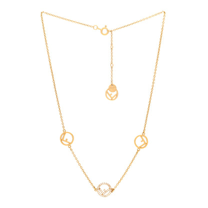Fendi Metal Crystal F is Fendi Necklace Gold 3 of 5