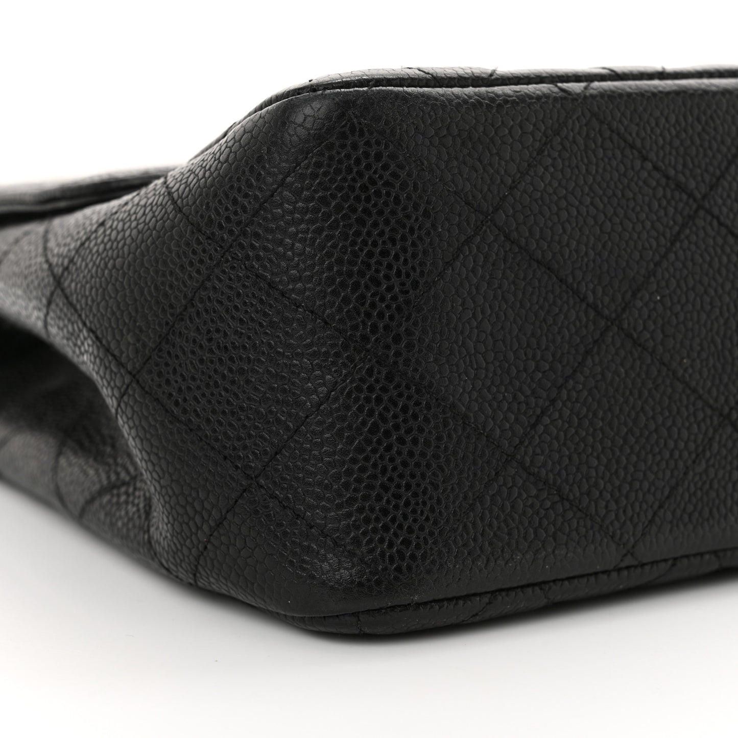 Caviar Quilted Jumbo Single Flap Black