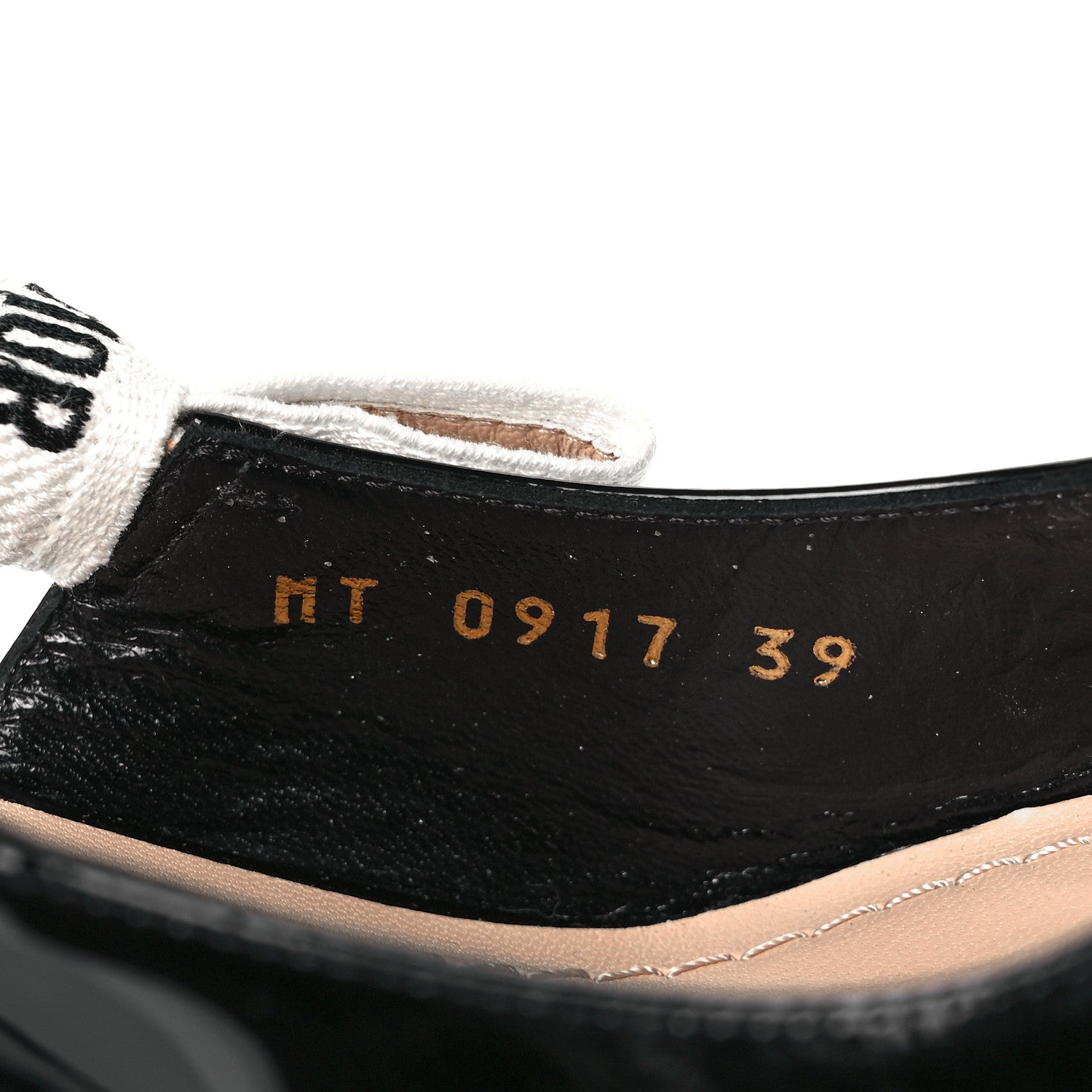 Christian Dior Patent Ribbon J'Adior Slingback 65mm Pumps 39 Black 8 of 8