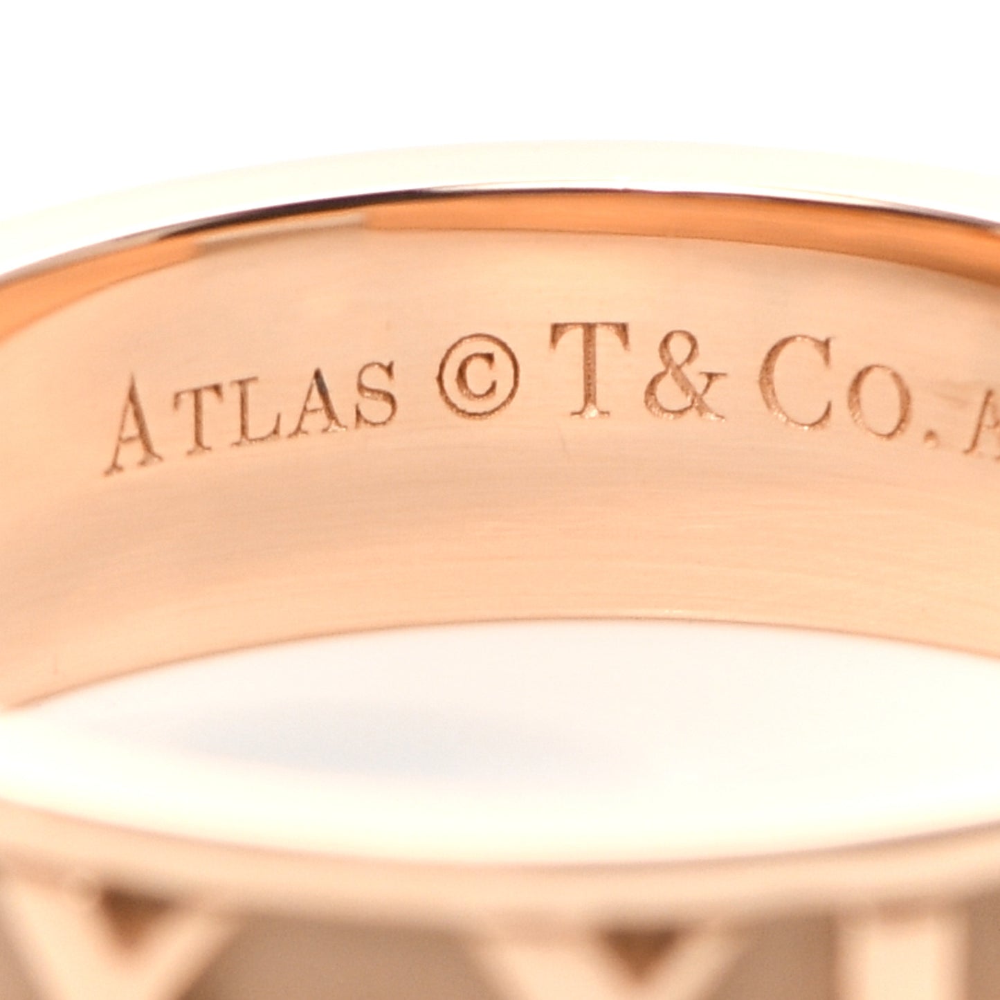 18K Rose Gold Diamond Atlas Ring 54 7