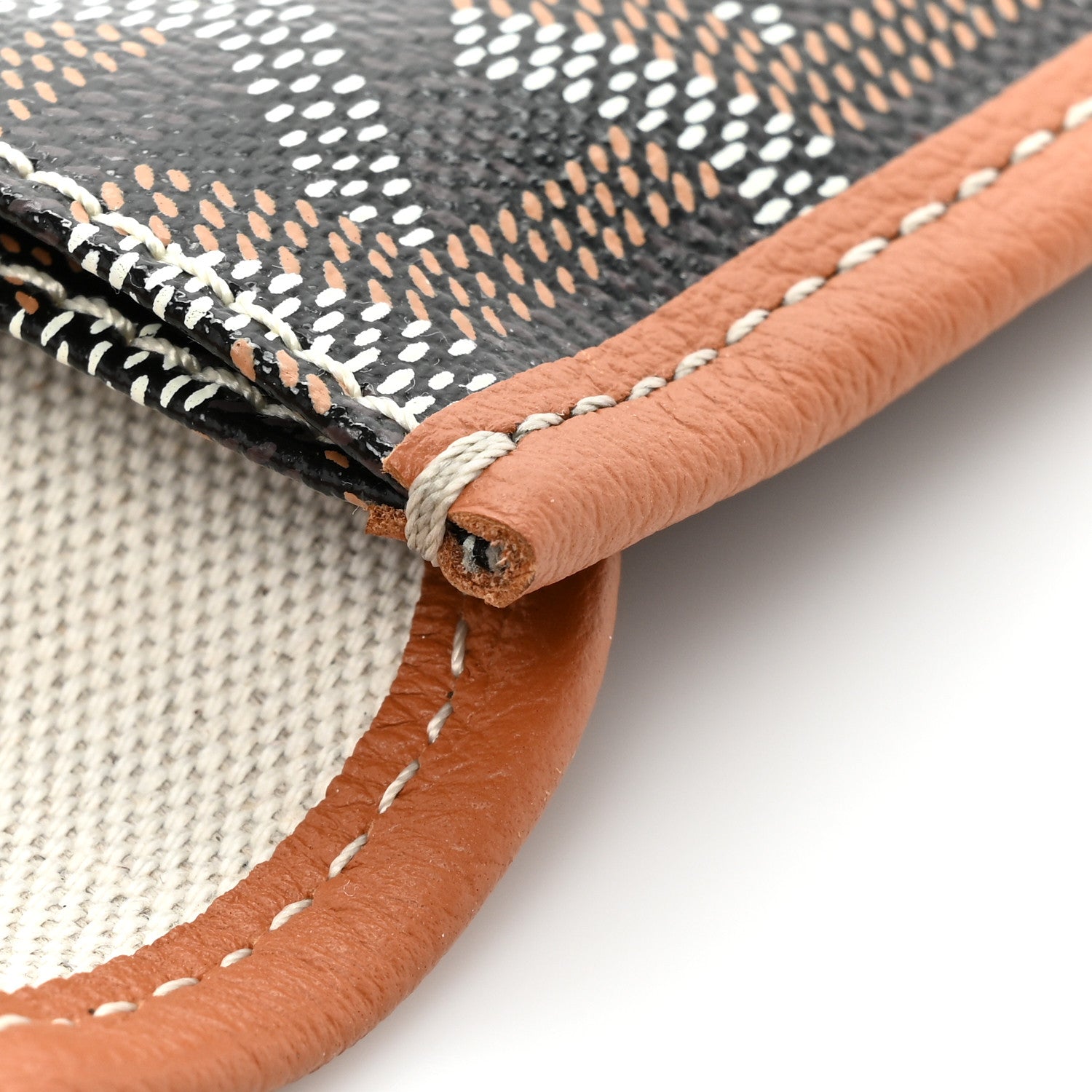 Goyard Goyardine Pouch Black Gold 9 of 10