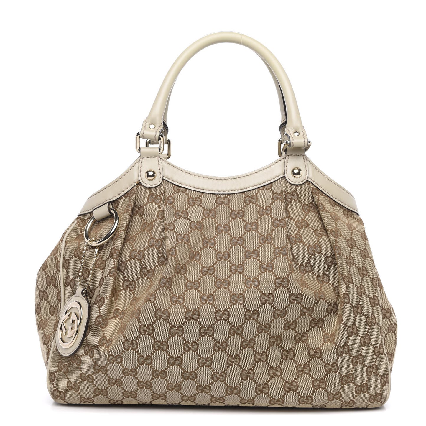 Monogram Medium Sukey Tote Off White