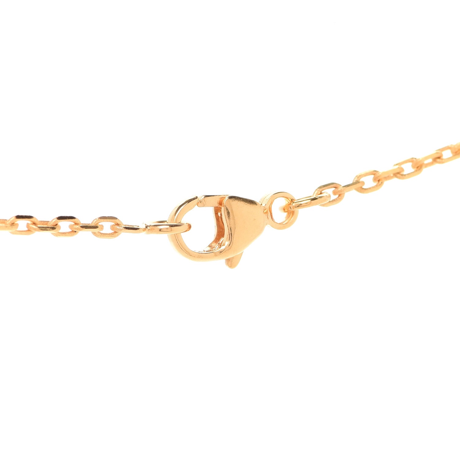 Hermes Lacquered Rose Gold Mini Pop H Pendant Necklace Marron Glace 7 of 8