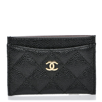 Chanel Caviar Quilted Card Holder Black 1 of 8