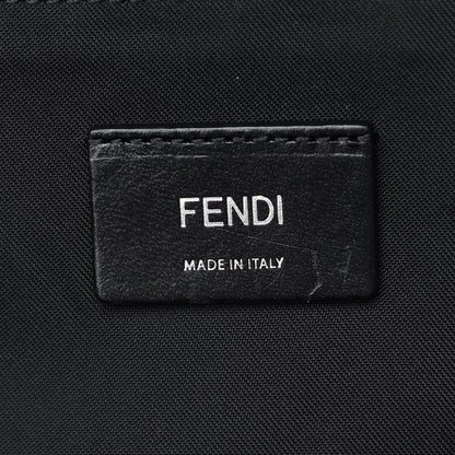 Fendi Nylon Vitello Grace Cruise Corner Bugs Pouch Pocket Backpack Black Sunflower 6 of 10