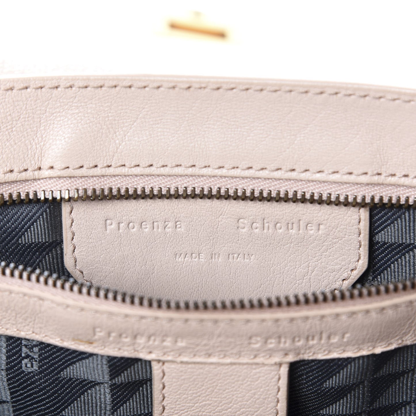 Lambskin Medium PS1 Satchel Nude