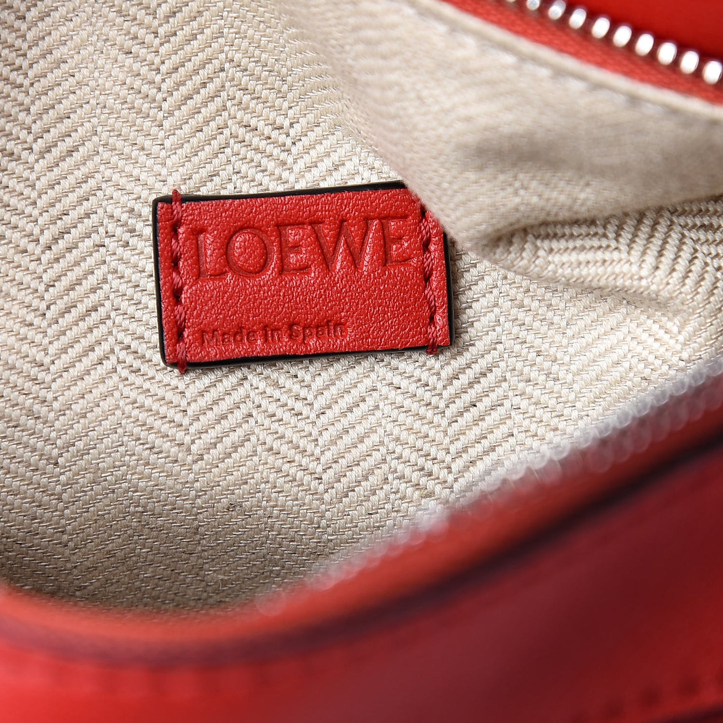 Calfskin Mini Puzzle Bag Pomodoro