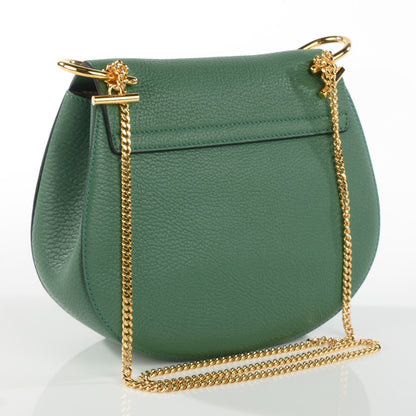 Chloe Grained Lambskin Drew Shoulder Bag Soft Green 5 of 9