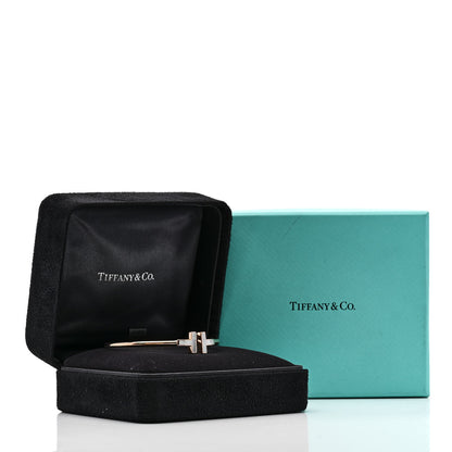 Tiffany 18K Rose Gold Mother of Pearl T Wire Bracelet 4 of 4