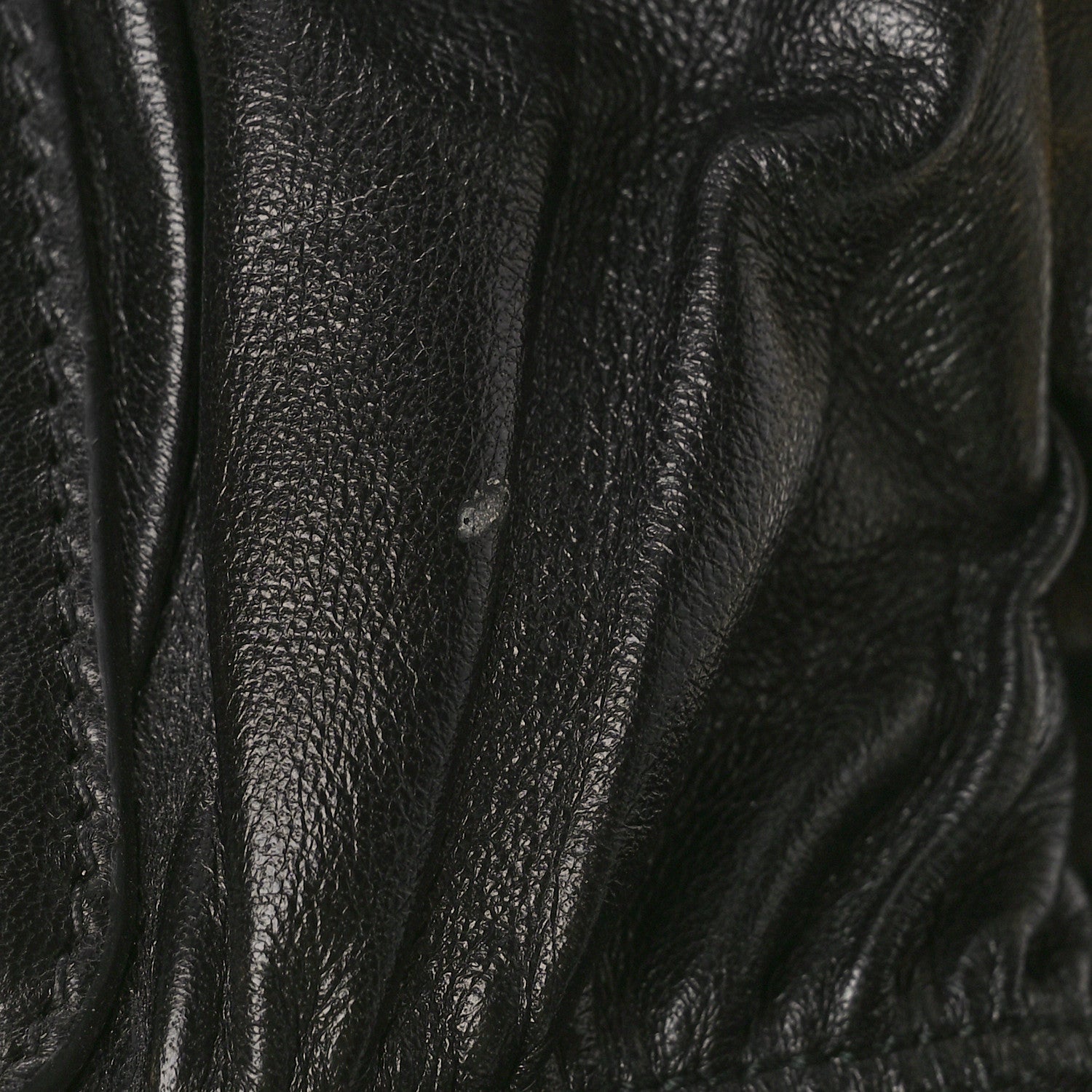 Prada Nappa Gaufre Buckle Satchel Black 9 of 10