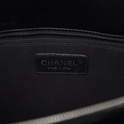 Chanel Patent Grand Shopping Tote GST Black 5 of 10