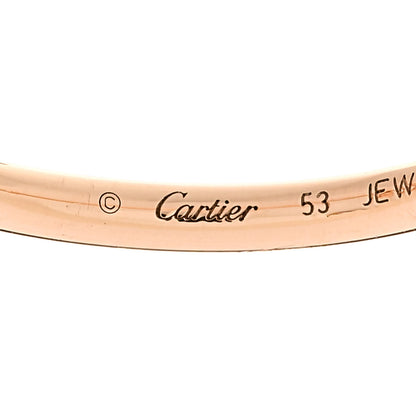 Cartier 18K Pink Gold Small Juste Un Clou Ring 53 6.25 4 of 5