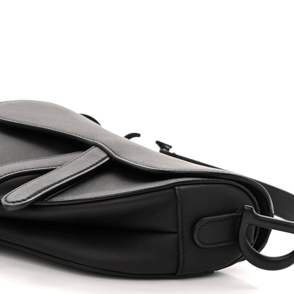 Christian Dior Ultra Matte Calfskin Mini Saddle Bag Black 8 of 9