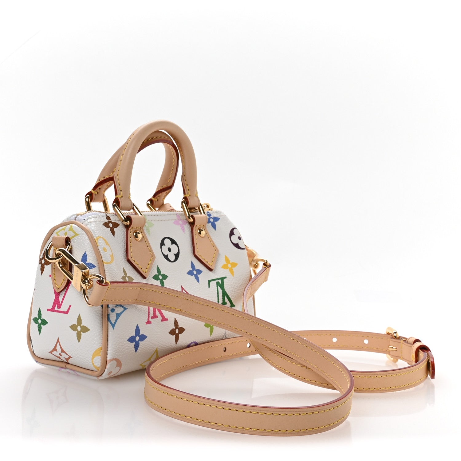 Louis Vuitton LV X TM Monogram Multicolor Nano Speedy White