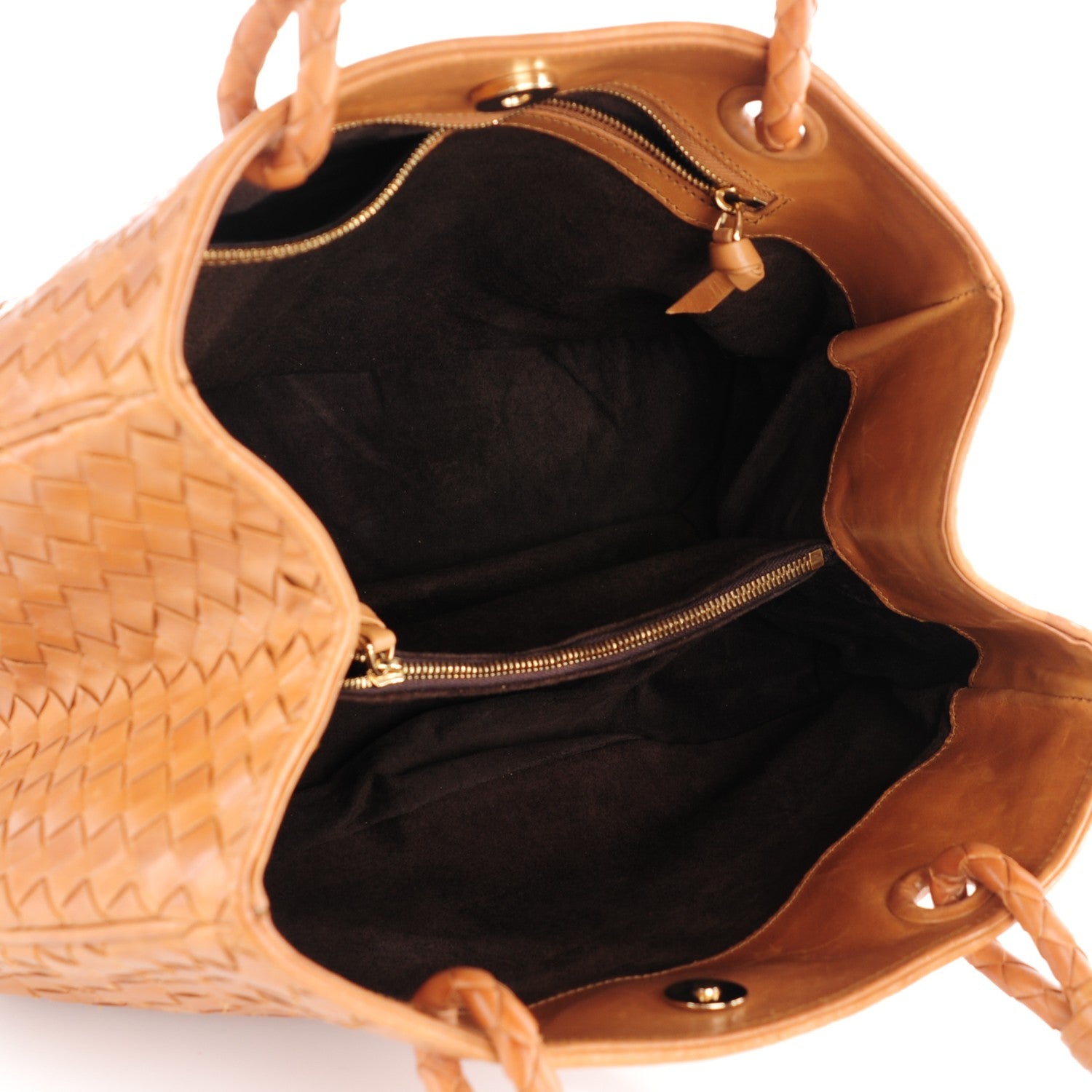 Bottega Veneta Nappa Intrecciato Woven Tote Noce 5 of 9