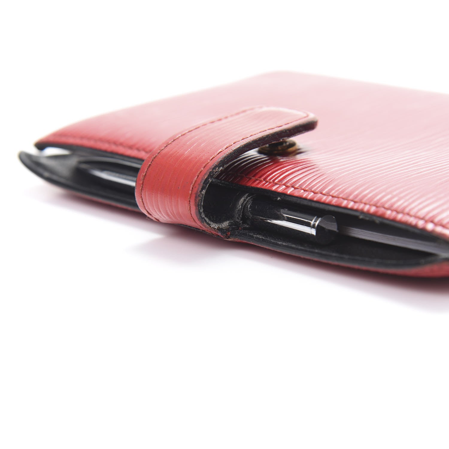 Louis Vuitton Epi Medium Ring Agenda Cover Rouge 12 of 13