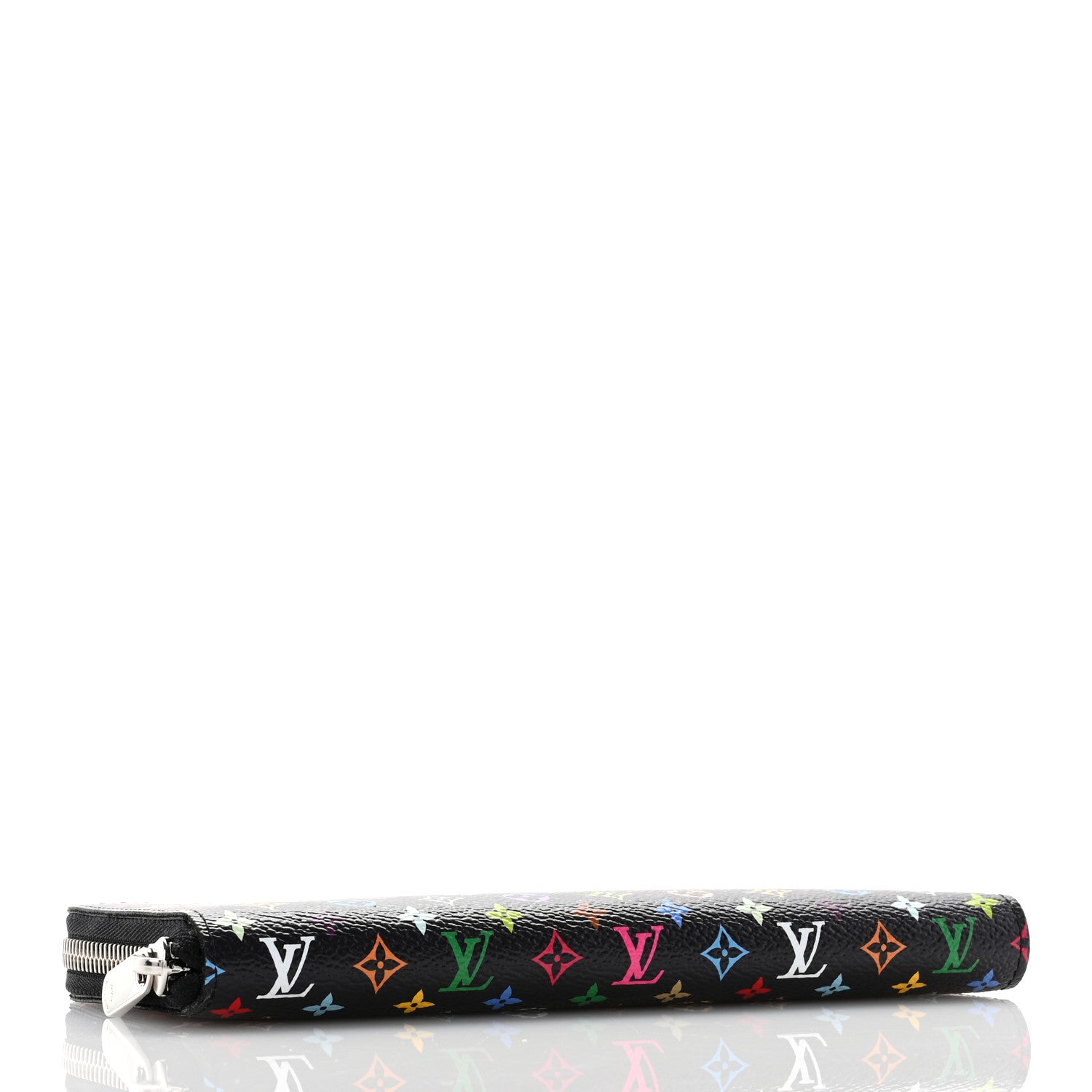 Louis Vuitton LV X TM Monogram Multicolor Clemence Wallet Black 4 of 7