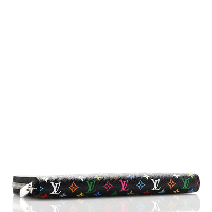 Louis Vuitton LV X TM Monogram Multicolor Clemence Wallet Black 4 of 7
