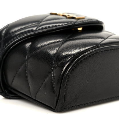 Saint Laurent Lambskin Matelasse Monogram June Chain Belt Bag 8 of 9