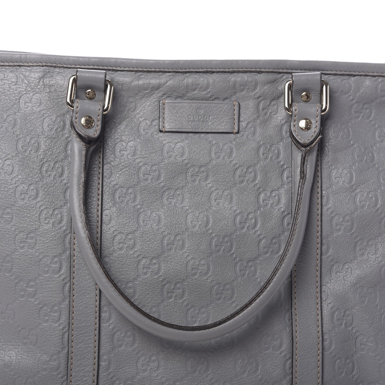 Gucci Guccissima Medium Joy Tote Bag Light Blue 10 of 11