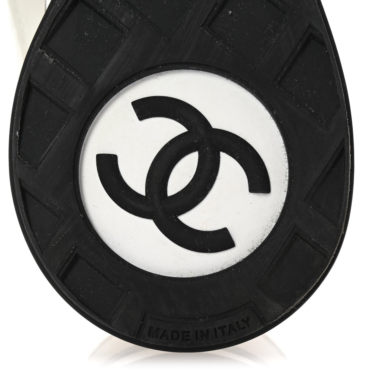 Nylon Suede Kidskin Calfskin Logo Sneakers 37 White Black