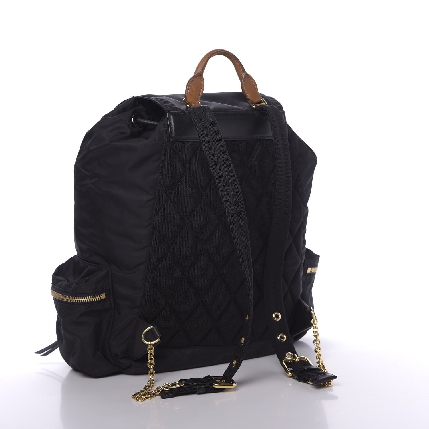 Burberry Nylon Large Rucksack Backpack Black 2 of 11