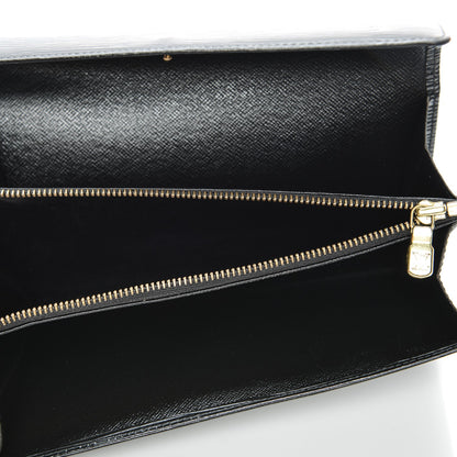 Louis Vuitton Epi Sarah Wallet Black 5 of 6