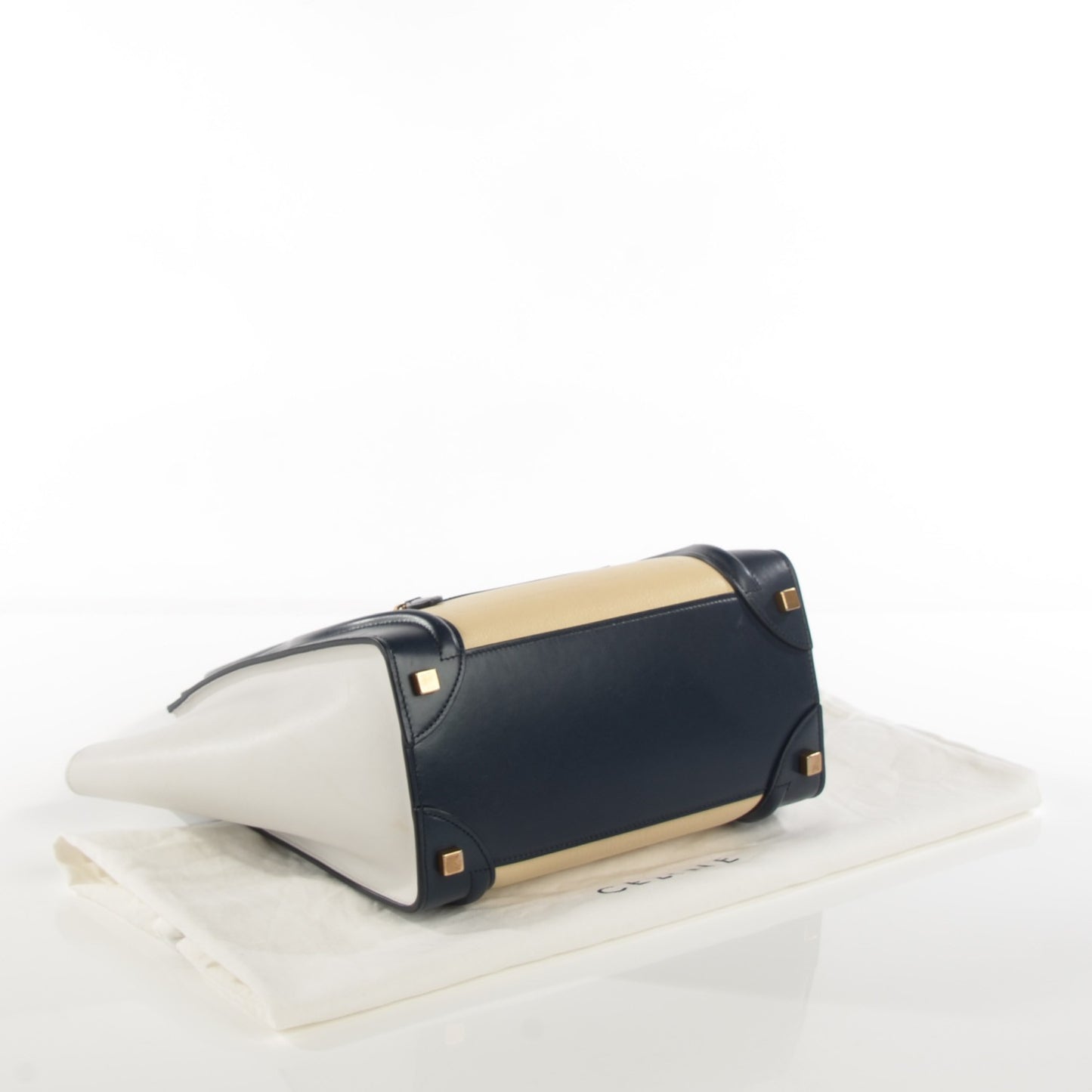 Goatskin Smooth Calfskin Micro Tri-Color Luggage Firefly
