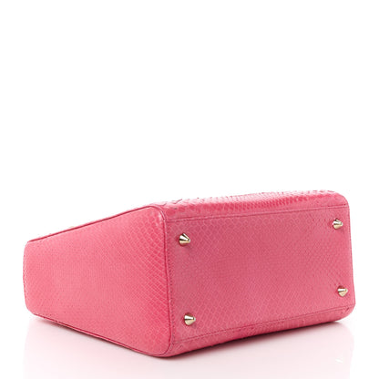 Christian Dior Snakeskin Medium Lady Dior Pink 4 of 13