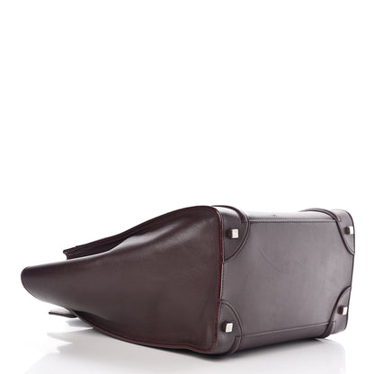 Celine Smooth Calfskin Mini Luggage Burgundy 4 of 23