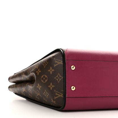 Louis Vuitton Calfskin Monogram Kimono Tote Grape 8 of 10