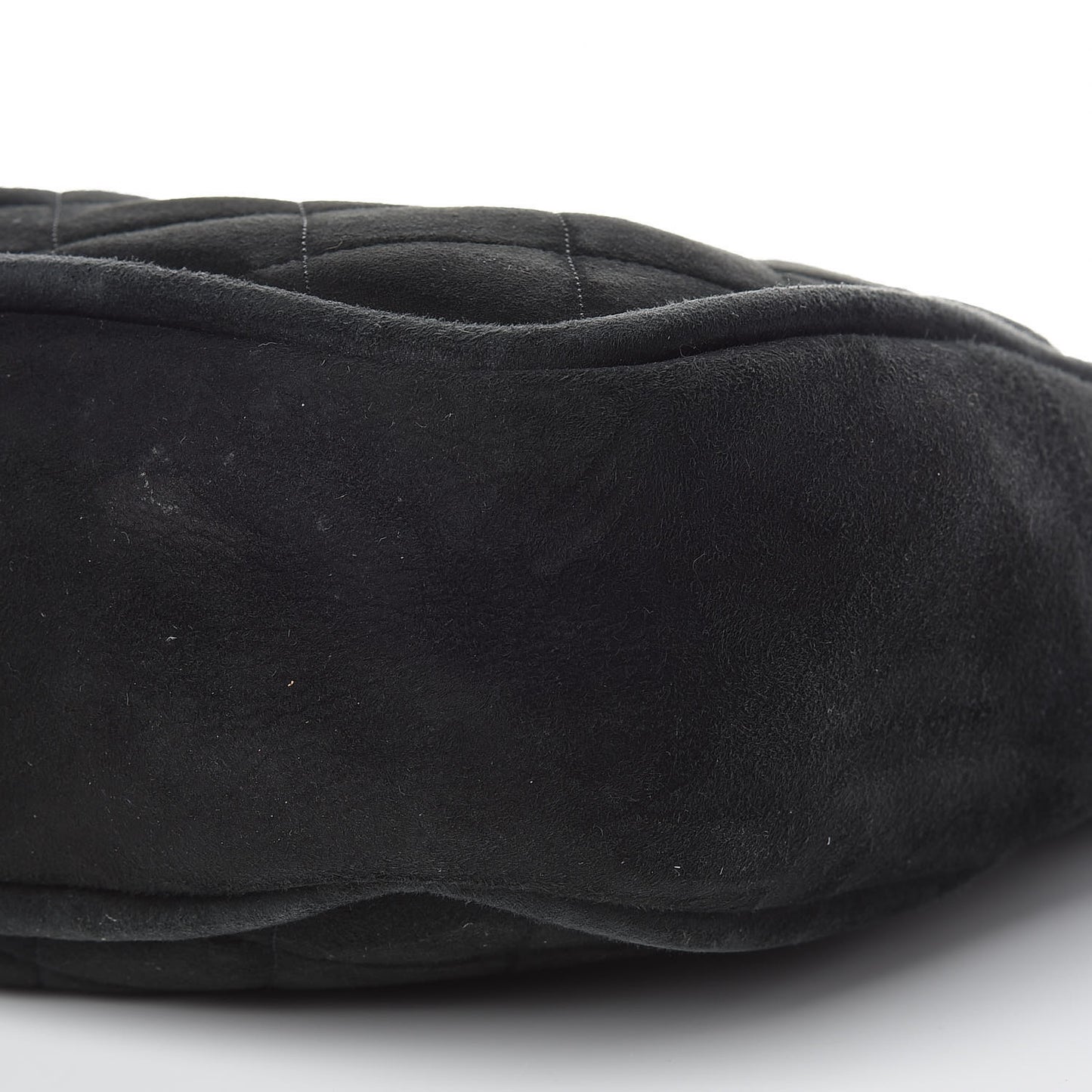 Shearling Quilted Mademoiselle Tote Black
