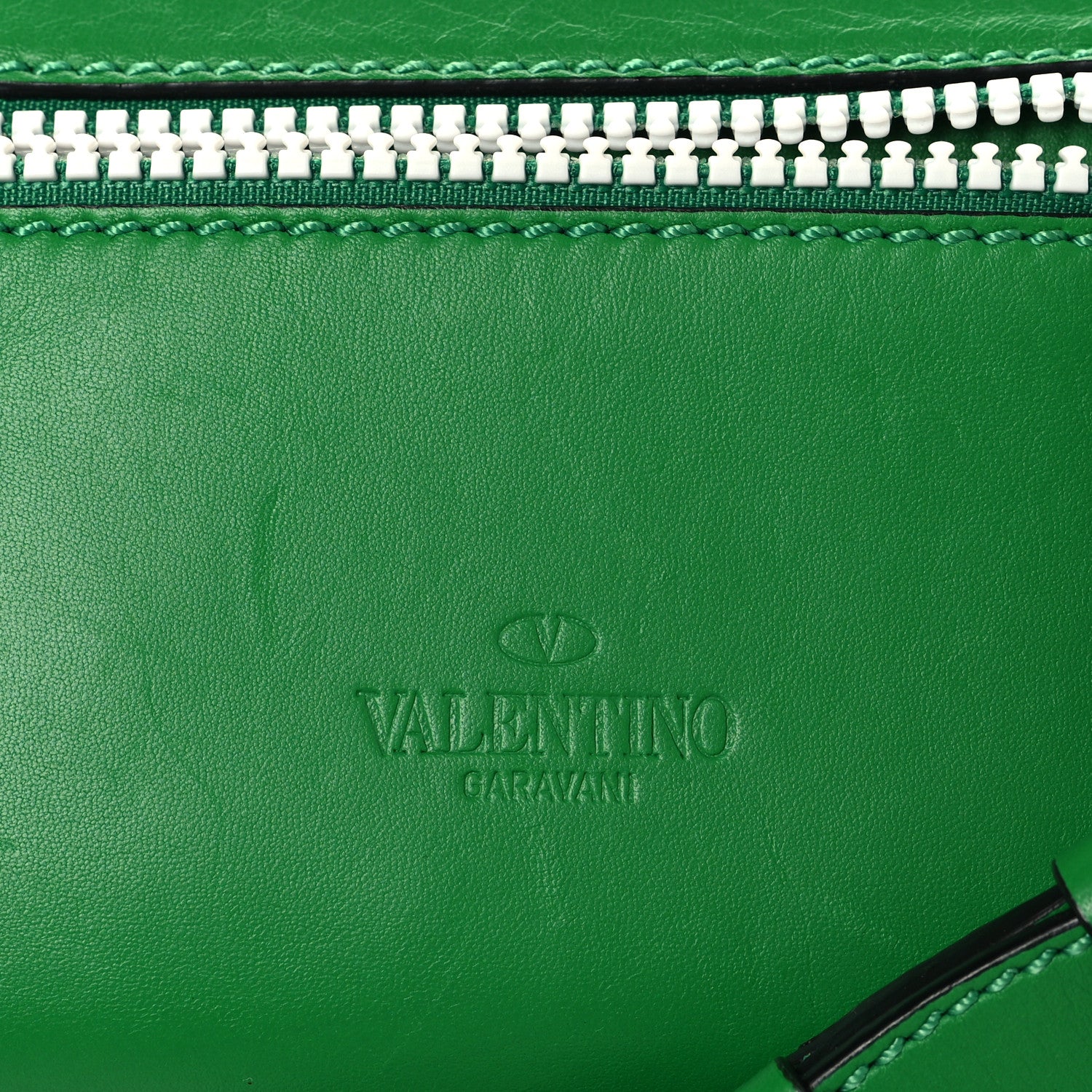 Valentino Garavani Nappa Free Rockstud Spike Belt Bag Peppermint 10 of 10