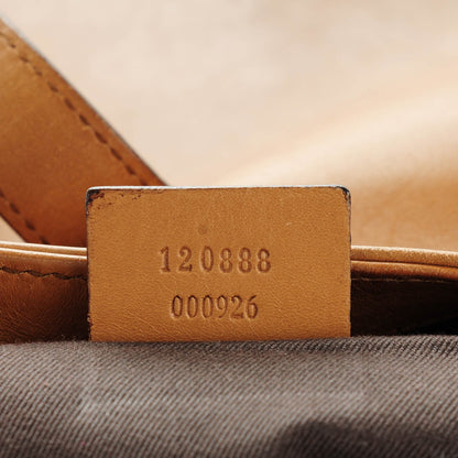 Gucci Calfskin Piston Lock Jackie O Hobo Tan 7 of 11