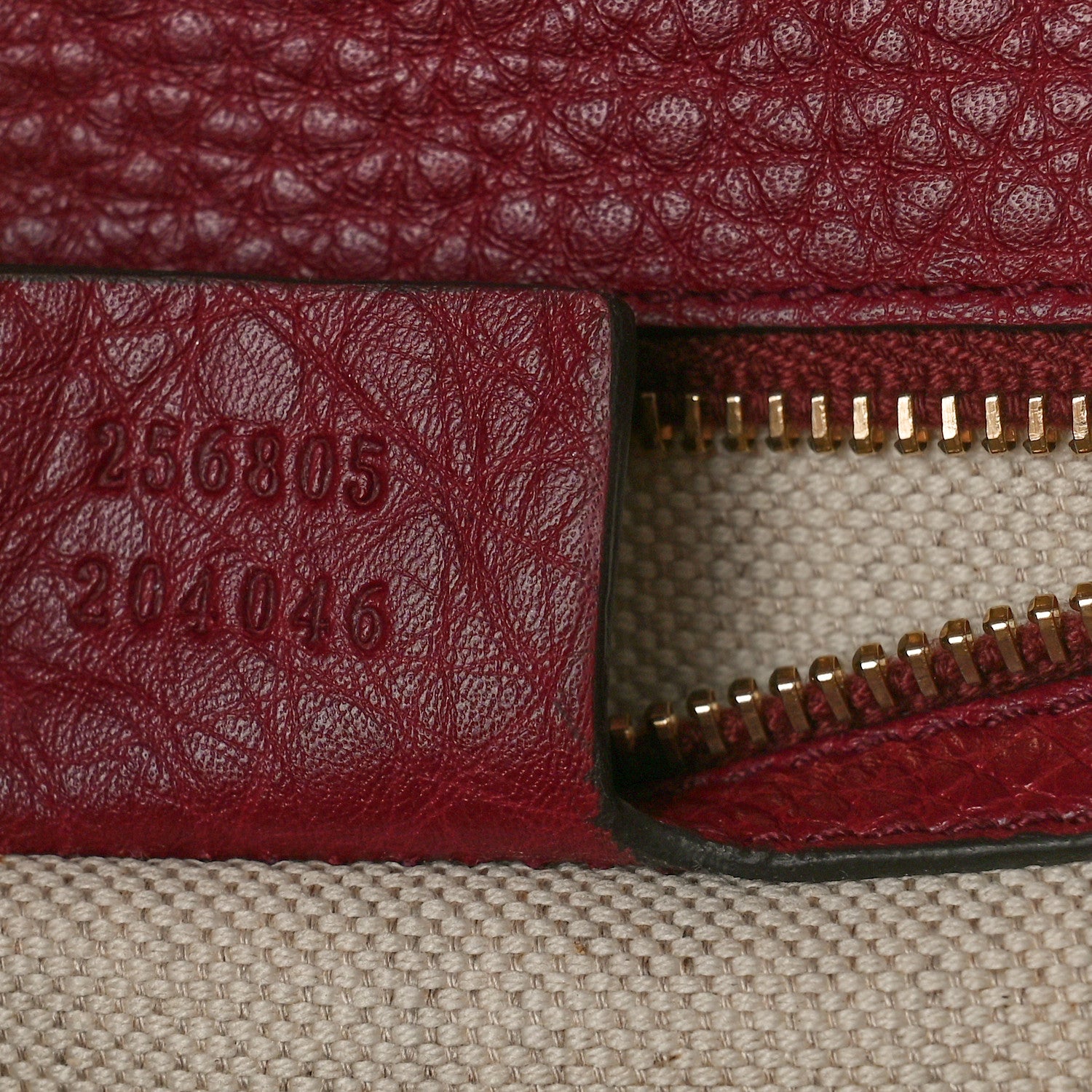 Gucci Calfskin Small New Bamboo Top Handle Bag Red 7 of 10