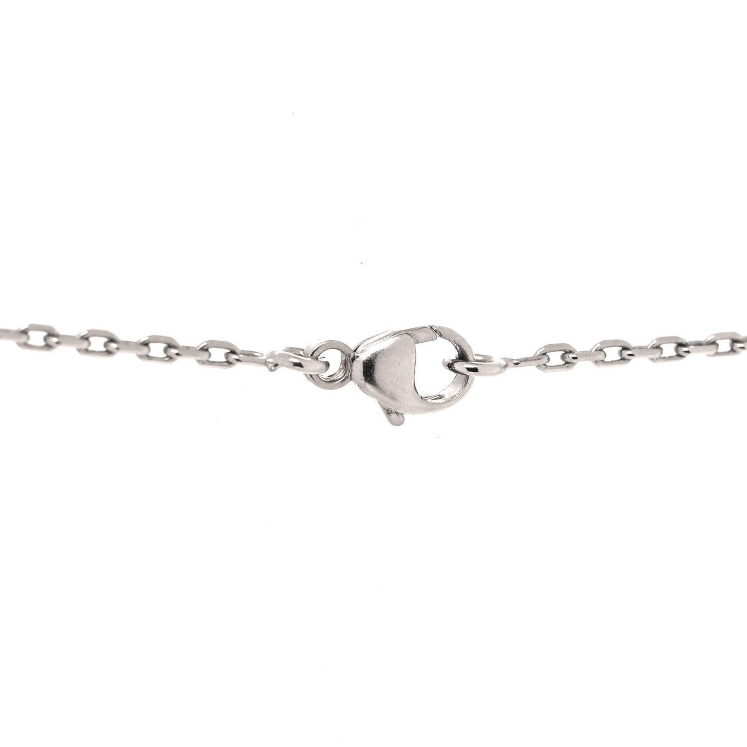 Hermes Palladium Pop H Pendant Necklace White 4 of 5