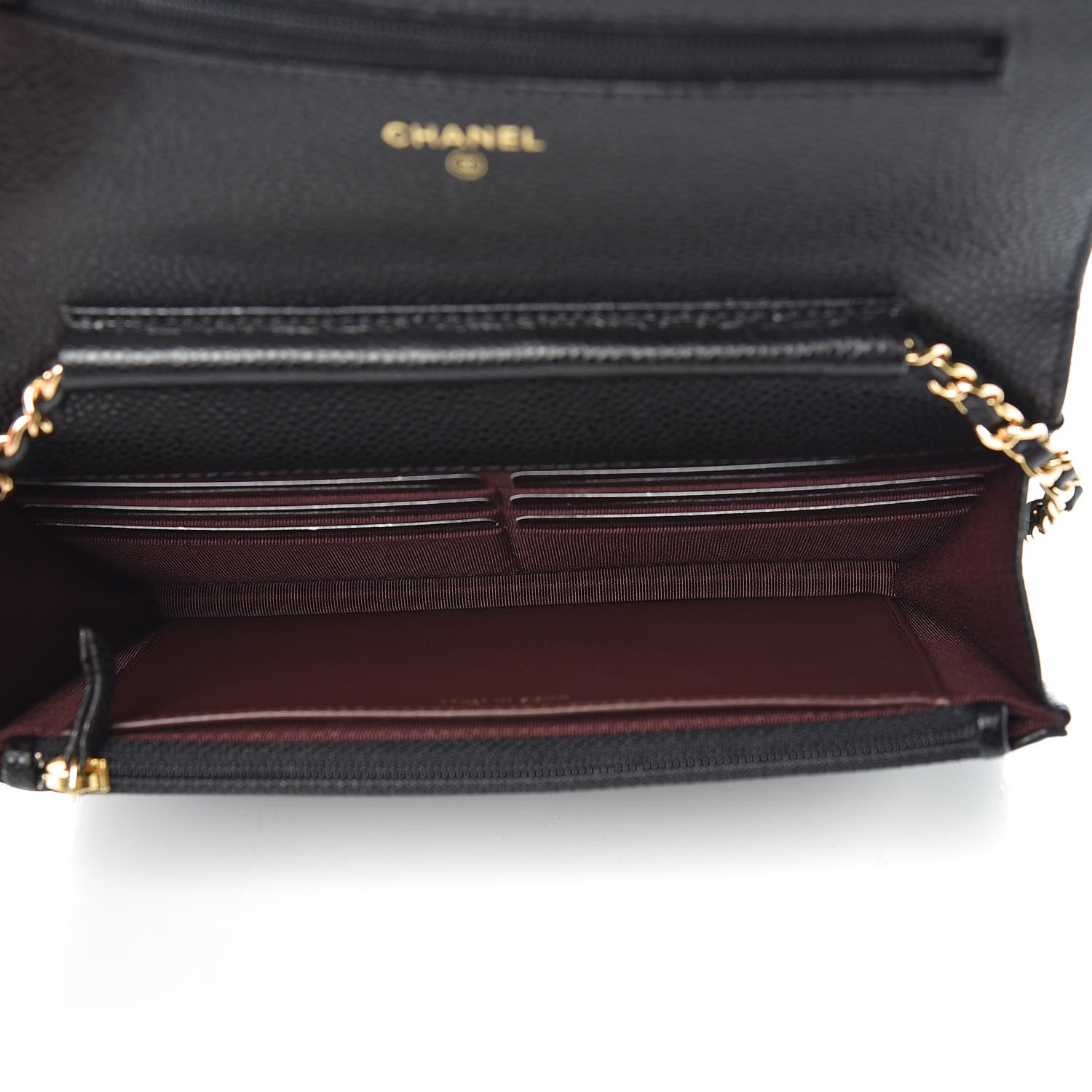 Chanel Caviar Quilted Wallet On Chain WOC Black 7 of 12