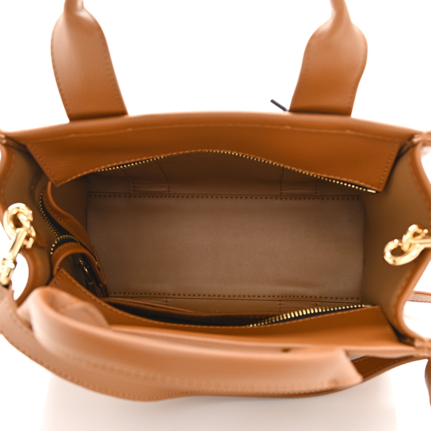 Marc Jacobs Grained Calfskin Small The Tote Bag Argan Oil 5 of 10