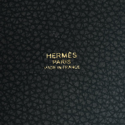Hermes Taurillon Clemence Picotin Lock 22 MM Bleu Orage 6 of 12