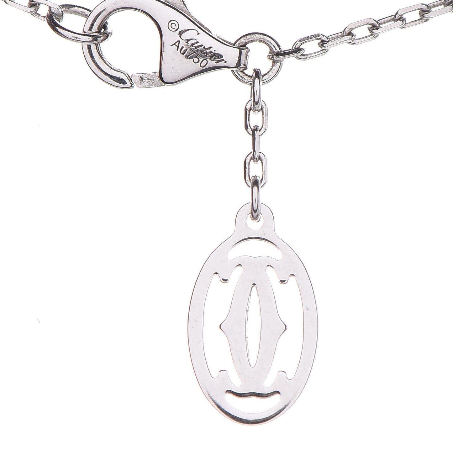 18K White Gold Chain Necklace