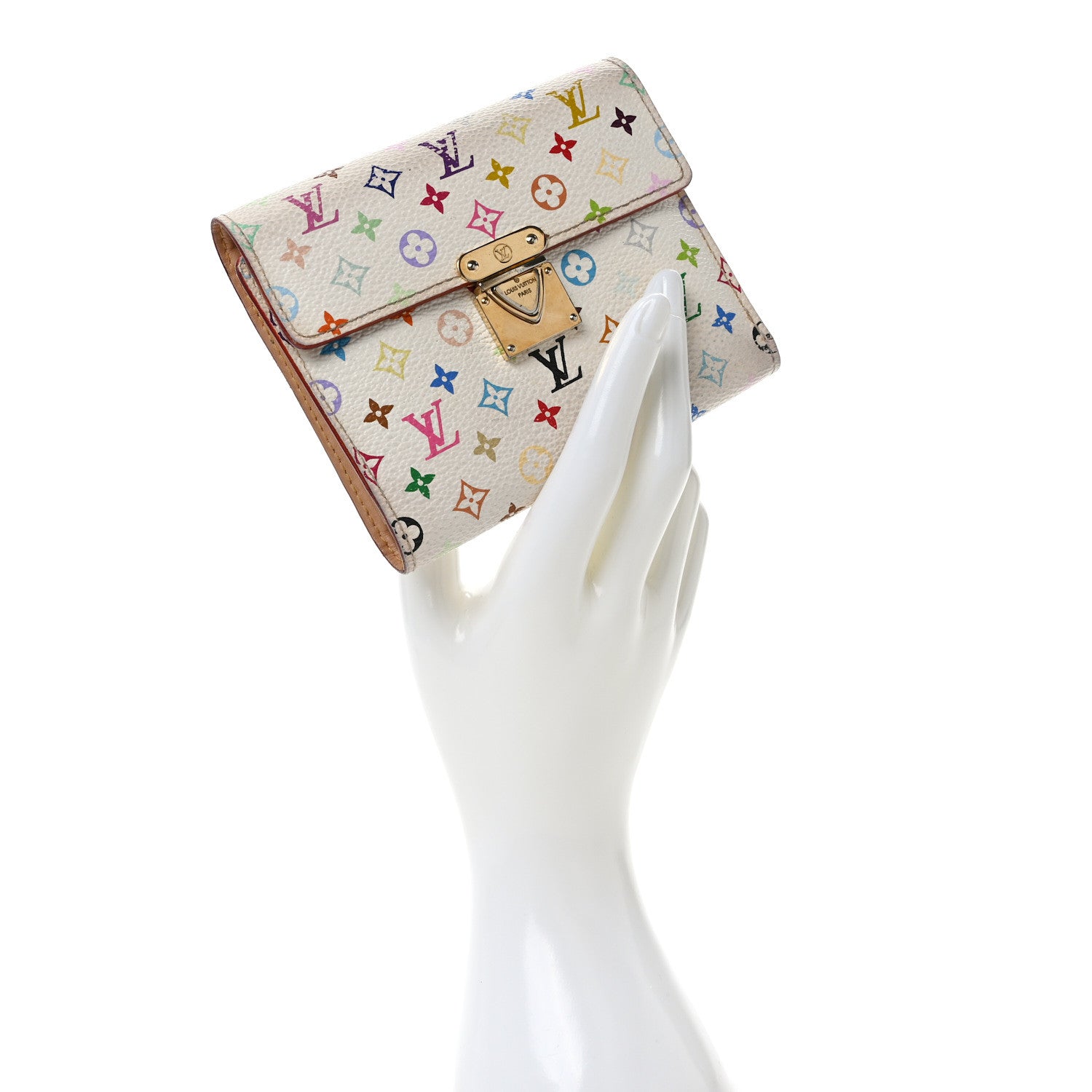 Louis Vuitton Monogram Multicolor Koala Wallet White 2 of 9