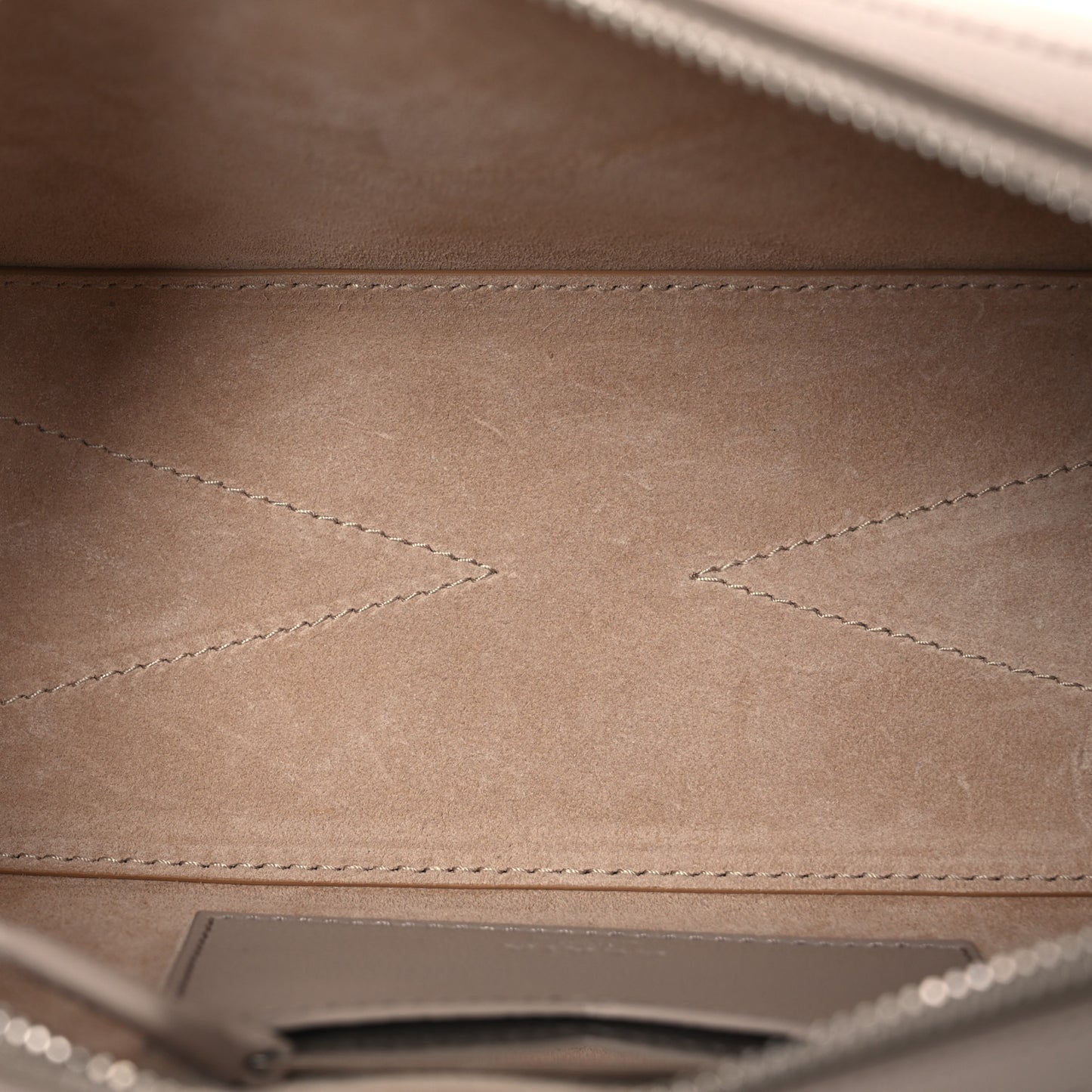 Goatskin Medium Le Teckel Bag Grege
