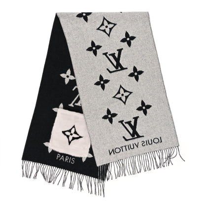 Louis Vuitton Cashmere Mink Monogram Reykjavik Scarf 2 of 4