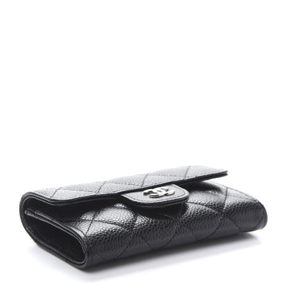 Chanel Caviar Quilted Flap Card Holder Black 4 of 11