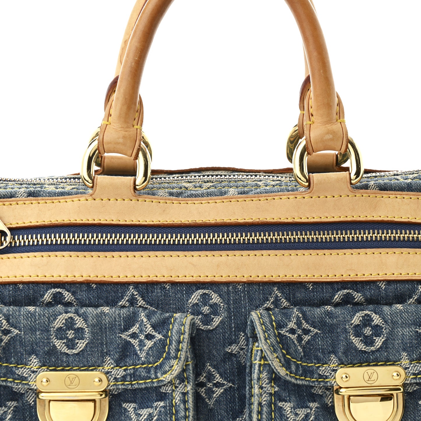 Monogram Denim Neo Speedy Blue