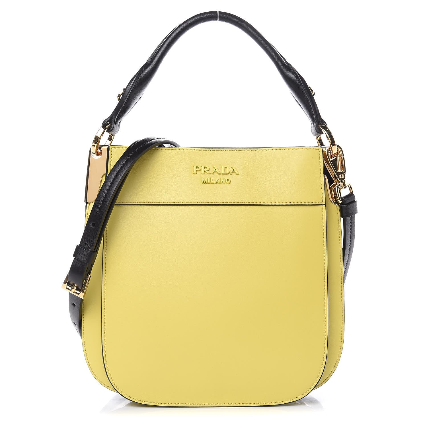 Prada City Calfskin Small Margit Bag Cedro 1 of 8