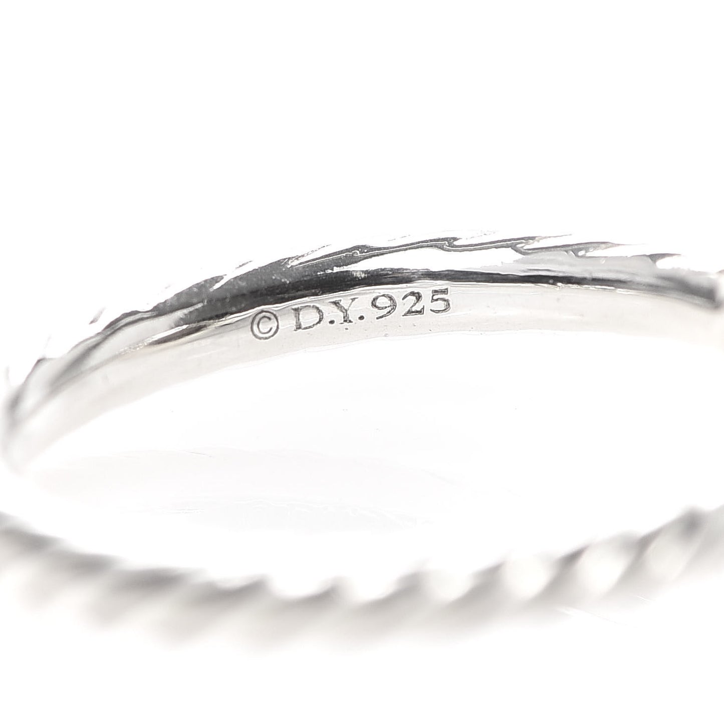 Sterling Silver Diamond Petite Pave Ring 51 5.75