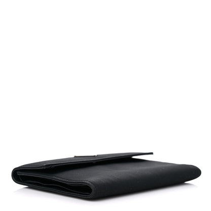Prada Tessuto Nylon Saffiano Tri-Fold Compact Wallet Black 4 of 13