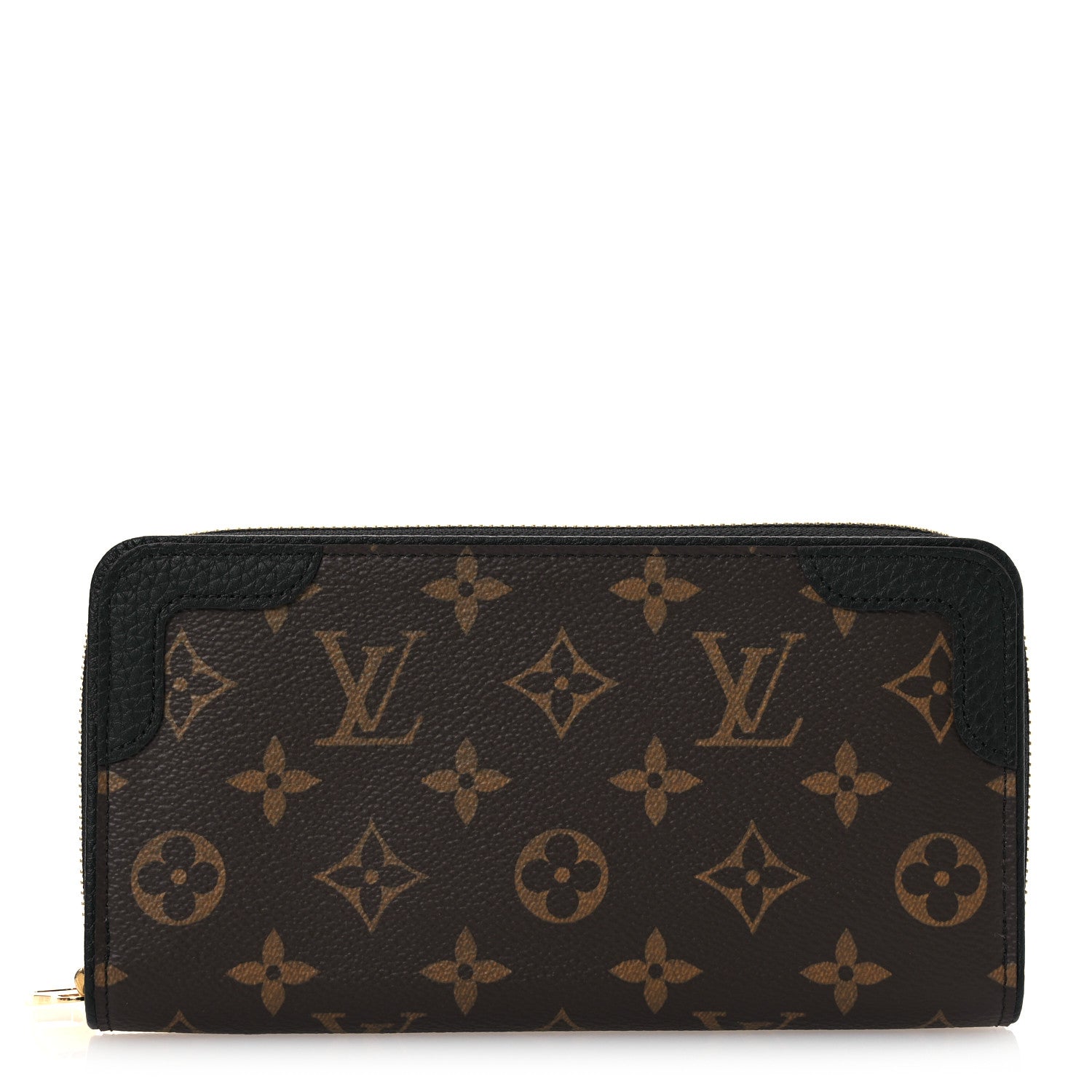 Louis Vuitton Monogram Zippy Retiro Wallet Black 1 of 11