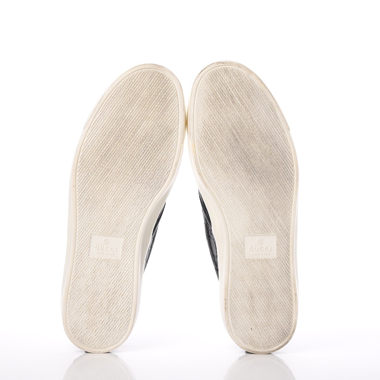 Gucci Guccissima Dublin Slip On Sneakers 38 Black 7 of 14